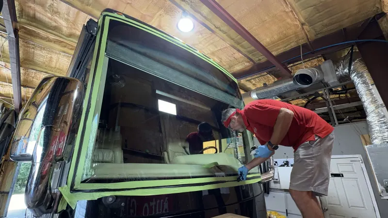 Class A windshield work